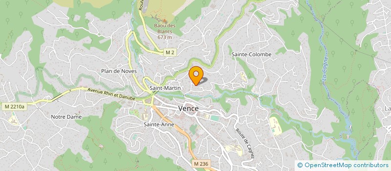 localisation de l'entreprise GROUPE SPELEOLOGIQUE DE VENCE à VENCE