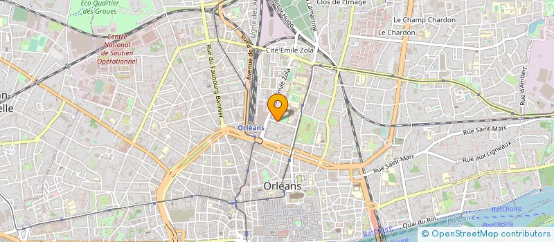 localisation de l'entreprise GROUPE SPELEOLOGIQUE ORLEANAIS à ORLEANS