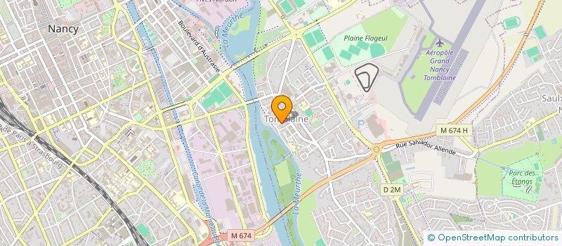 localisation de l'entreprise GROUPE SPORT AVENIR TOMBLAINE à TOMBLAINE