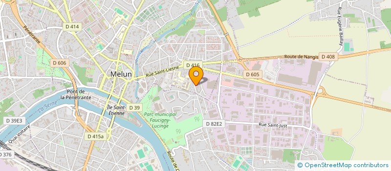 localisation de l'entreprise GROUPE SPORT CREDIT LYONN CTRE TRAITE ME à MELUN