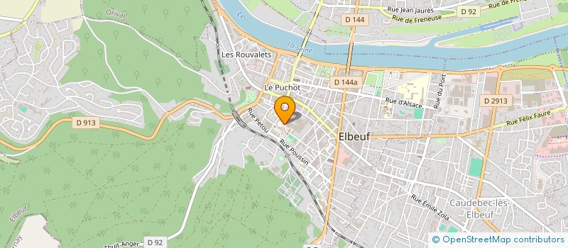 localisation de l'entreprise GROUPE SPORTIF FERDINAND BUISSON à ELBEUF