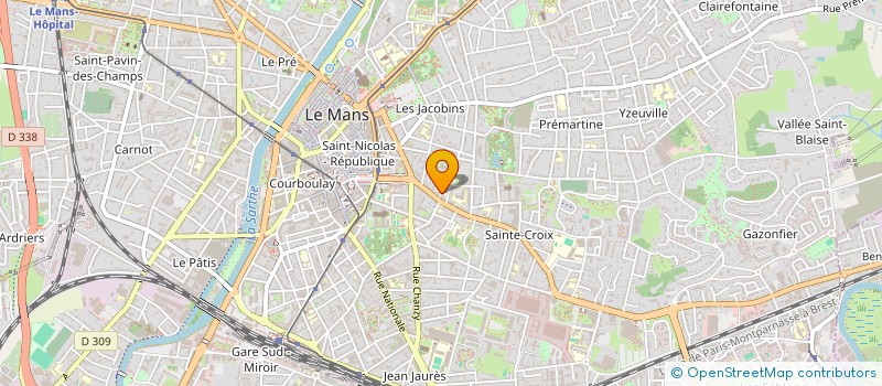localisation de l'entreprise GROUPE SPORTIF MAUPERTUIS à LE MANS