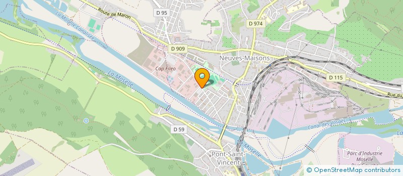 localisation de l'entreprise GROUPE SPORTIF NEUVES MAISONS  NEUVES MAISONS