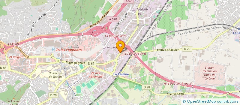 localisation de l'entreprise GROUPE SQL à LA GARDE