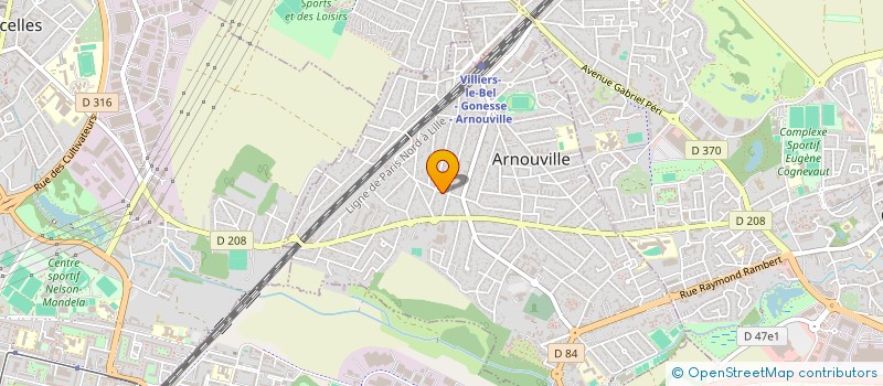 localisation de l'entreprise GROUPE STEO  ARNOUVILLE