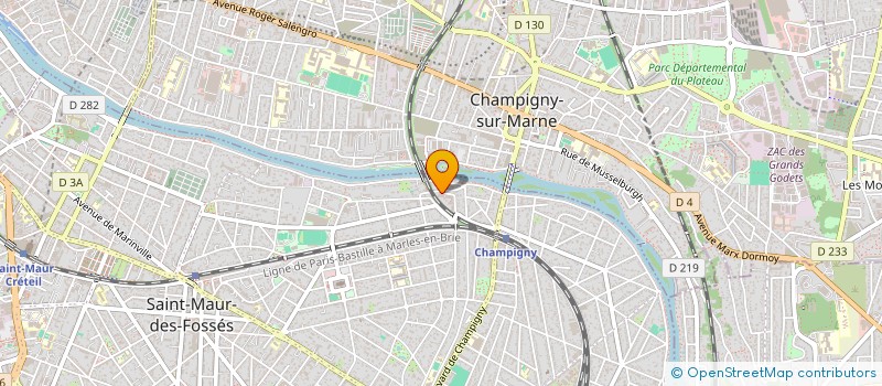 localisation de l'entreprise GROUPE STRATEGIE DEVELOPPEMENT  SAINT-MAUR-DES-FOSSES