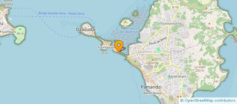localisation de l'entreprise GROUPE SUBRA à DZAOUDZI