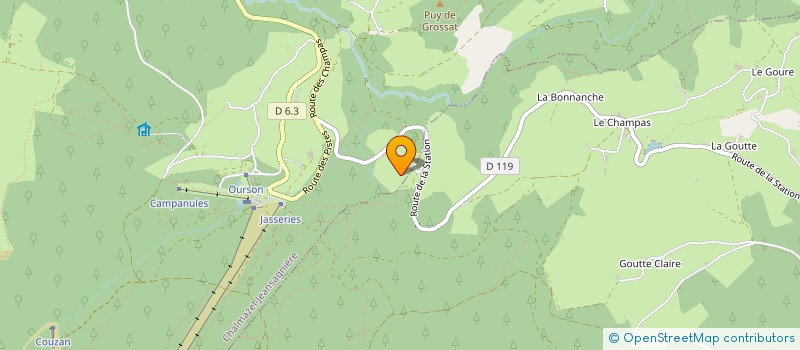 localisation de l'entreprise GROUPE SUBRIN CDEF  CHALMAZEL-JEANSAGNIERE