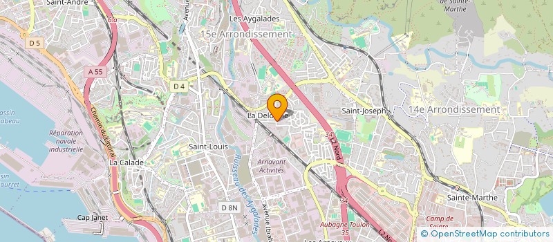 localisation de l'entreprise GROUPE SUD à MARSEILLE