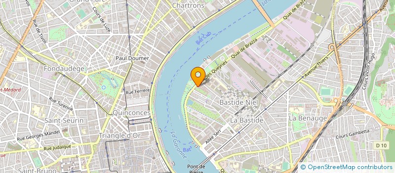 localisation de l'entreprise GROUPE SUD OUEST SA  BORDEAUX