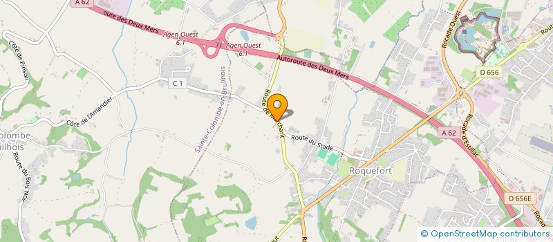 localisation de l'entreprise GROUPE SUD TECHNO  ROQUEFORT