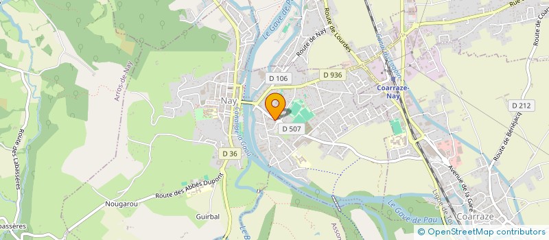 localisation de l'entreprise GROUPE SULLY ADOUR  BORDES