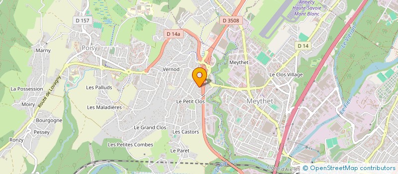 localisation de l'entreprise GROUPE SYLVA à POISY
