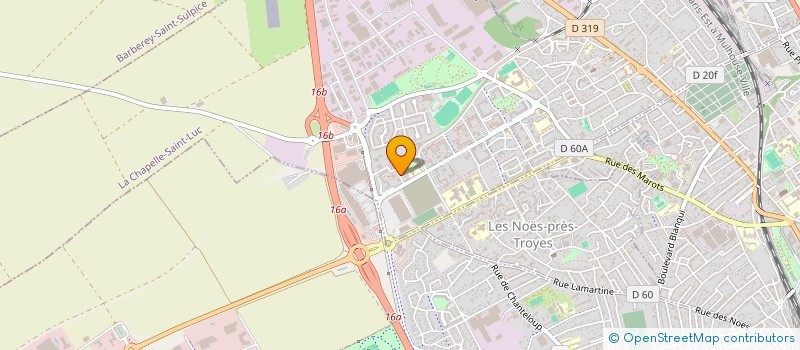 localisation de l'entreprise GROUPE SYNERGIE DE FRANCE à LA CHAPELLE-SAINT-LUC