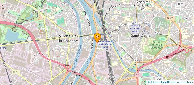 localisation de l'entreprise GROUPE SYSTEME TECHNOLOGIE à SAINT-DENIS