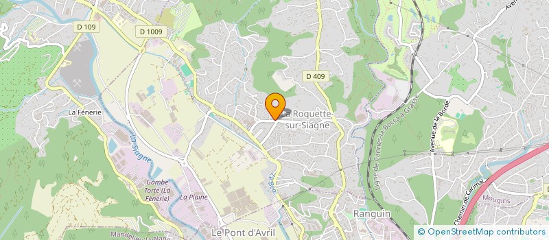 localisation de l'entreprise GROUPE T.A.M.  GRASSE