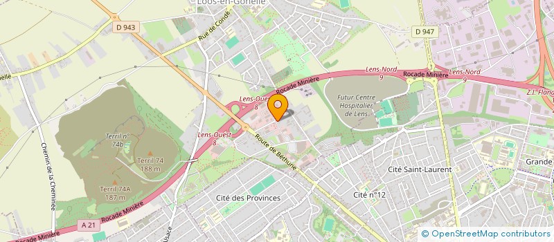 localisation de l'entreprise GROUPE T.S. à LOOS EN GOHELLE