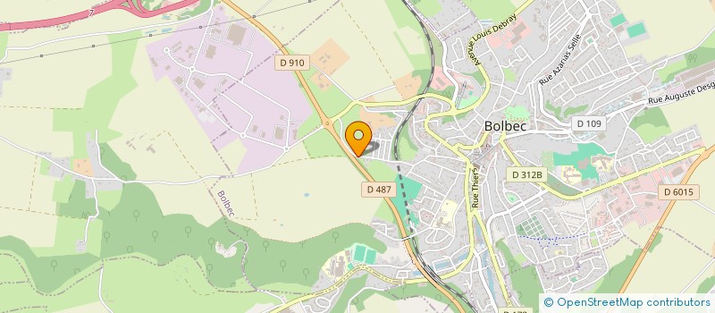 localisation de l'entreprise GROUPE TAXIS 76  BOLBEC