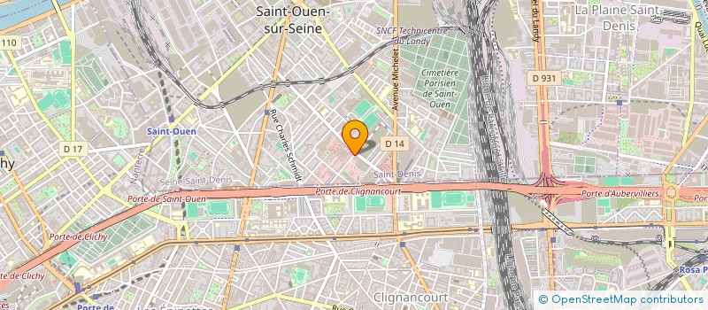 localisation de l'entreprise GROUPE TB COM à SAINT-OUEN-SUR-SEINE