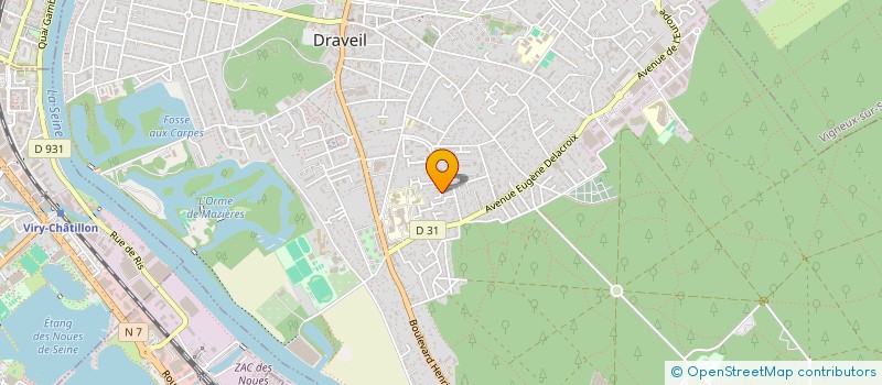 localisation de l'entreprise GROUPE TDSI à DRAVEIL