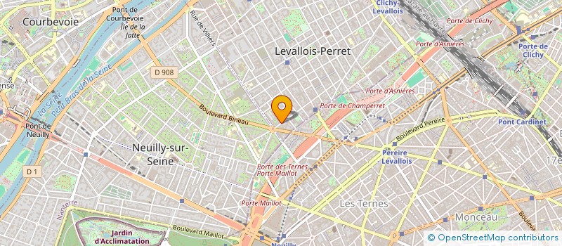 localisation de l'entreprise GROUPE TEC à LEVALLOIS-PERRET
