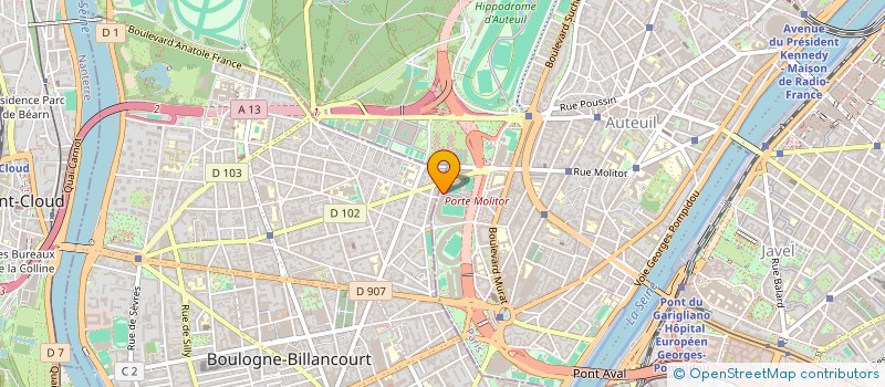 localisation de l'entreprise GROUPE TEKFEN TRAVAUX PUBLICS à PARIS