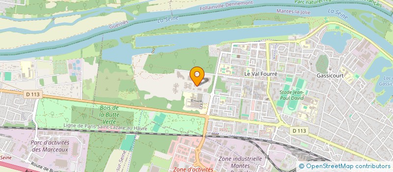 localisation de l'entreprise GROUPE TELECOM  MANTES-LA-JOLIE