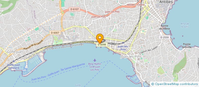 localisation de l'entreprise GROUPE TENDANCE CONSTRUCTION à ANTIBES