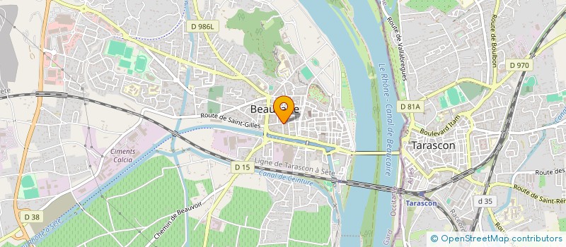 localisation de l'entreprise GROUPE TERRELIS  BEAUCAIRE