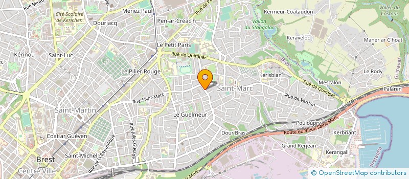 localisation de l'entreprise GROUPE TERRITORIA à BREST