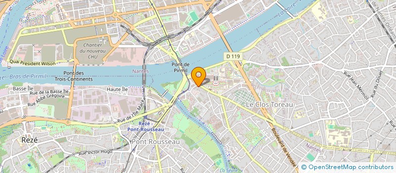 localisation de l'entreprise GROUPE TEXCOSMEDIA à NANTES
