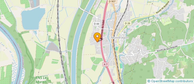 localisation de l'entreprise GROUPE THE STORM  MONDRAGON