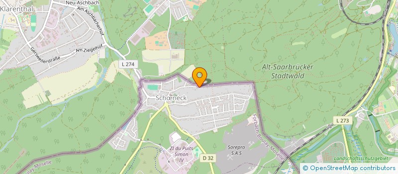 localisation de l'entreprise GROUPE THEATRAL DE SCHOENECK LES SCHLOFKEPP  SCHNECK