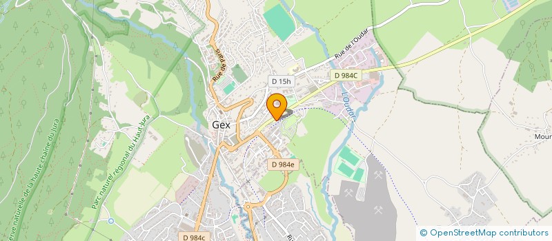 localisation de l'entreprise GROUPE THEATRAL GESSIEN à GEX