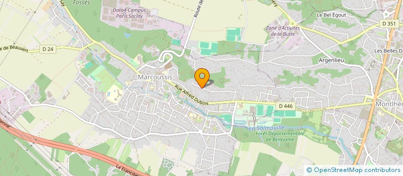 localisation de l'entreprise GROUPE THEATRE A DEUX TETES  MARCOUSSIS