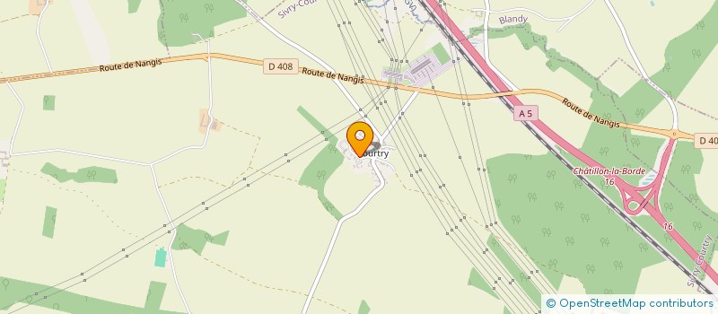 localisation de l'entreprise GROUPE THERET  SIVRY-COURTRY