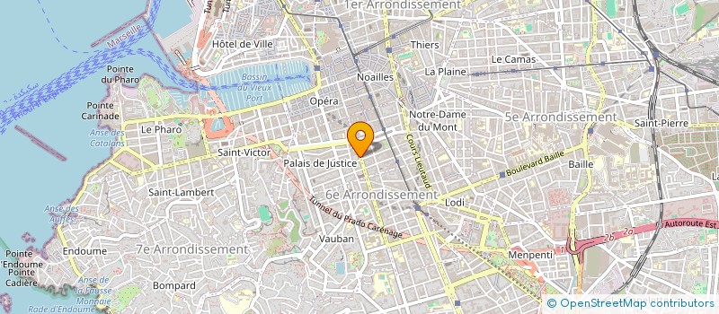 localisation de l'entreprise GROUPE TIBER ASSURANCES  MARSEILLE 6EME