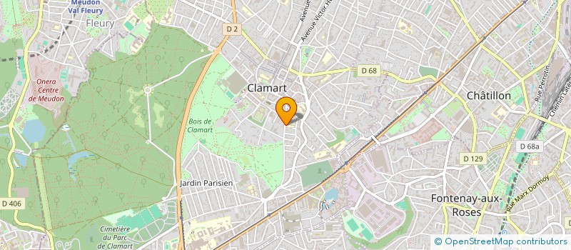 localisation de l'entreprise GROUPE TIERS MONDE DE CLAMART (GTMC PEUPLES SOLIDAIRES) à CLAMART