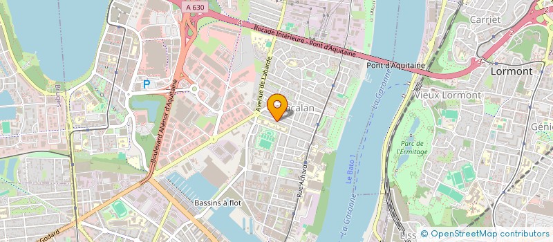 localisation de l'entreprise GROUPE TINET  BORDEAUX