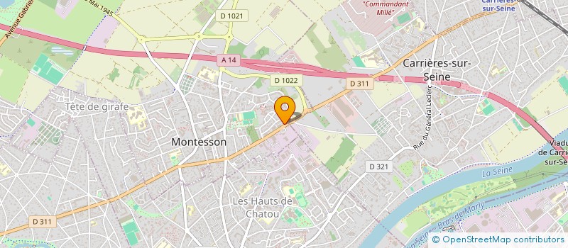 localisation de l'entreprise GROUPE TITAN  MONTESSON