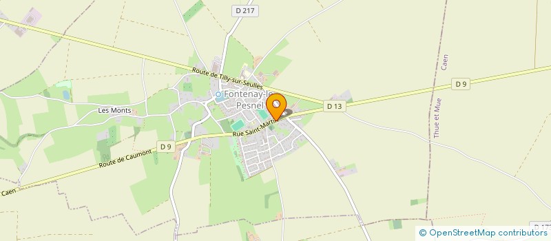 localisation de l'entreprise GROUPE TLG INVEST  FONTENAY-LE-PESNEL