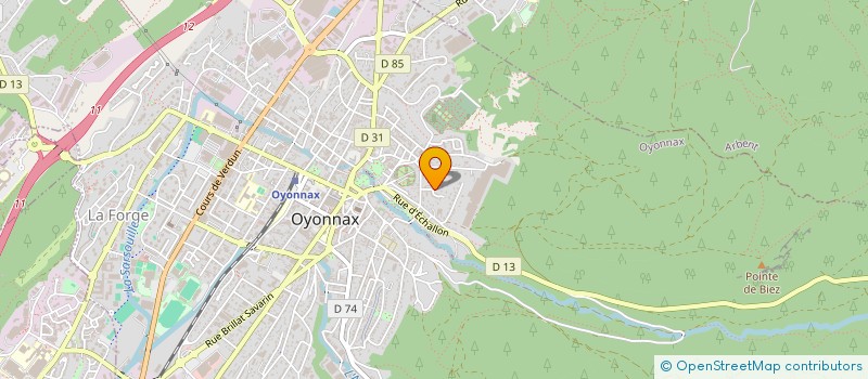 localisation de l'entreprise GROUPE TOK à OYONNAX