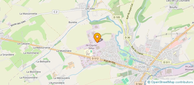 localisation de l'entreprise GROUPE TONNELLIER IMMOBILIER  CONDE-EN-NORMANDIE