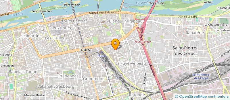 localisation de l'entreprise GROUPE TOPO INGENIERIE  TOURS