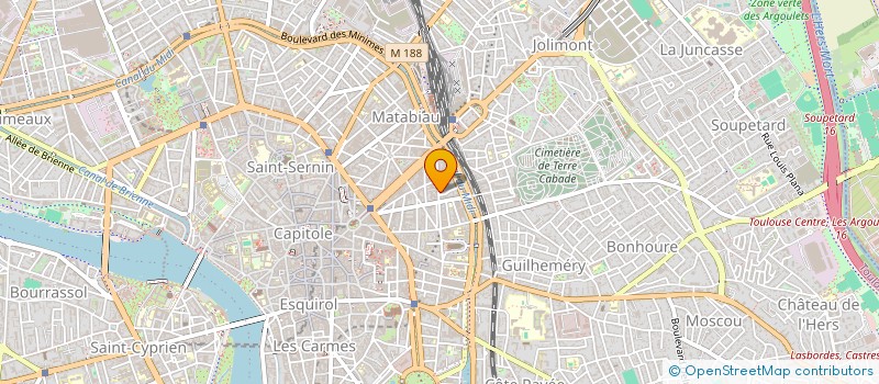 localisation de l'entreprise GROUPE TOULOUSAIN DE CONSTRUCTIONS à TOULOUSE