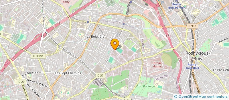 localisation de l'entreprise GROUPE TOURNAYRE  MONTREUIL