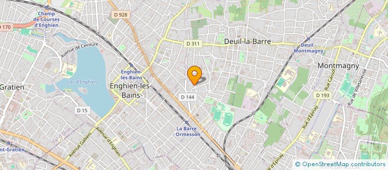 localisation de l'entreprise GROUPE TRA ENTREPRISE GENERALE DE BATIMENT à DEUIL-LA-BARRE