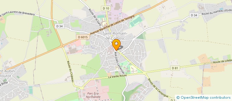 localisation de l'entreprise GROUPE TRACE à SAINT-ROMAIN-DE-COLBOSC