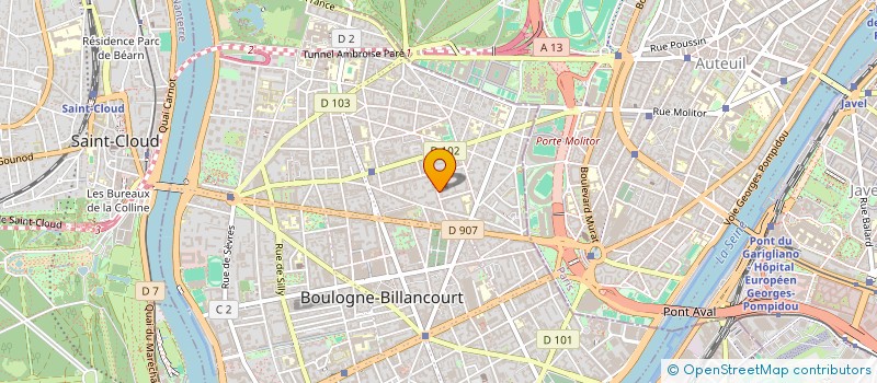 localisation de l'entreprise GROUPE TRADE à BOULOGNE-BILLANCOURT