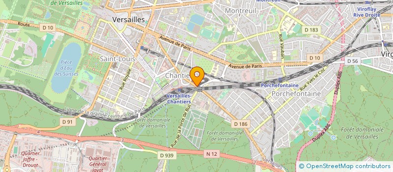 localisation de l'entreprise GROUPE TRANSFERT à VERSAILLES
